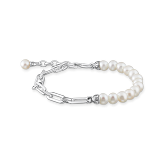 Bracelet links and pearls silver from the  collection in the THOMAS SABO online store