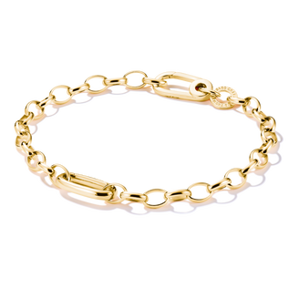 Charm bracelet with Connect link gold-plated from the  collection in the THOMAS SABO online store