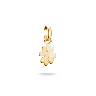 Charm pendant lucky clover Connect gold-plated from the  collection in the THOMAS SABO online store