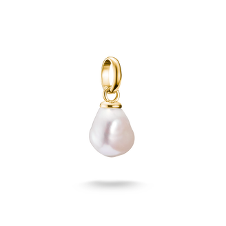 Charm pendant freshwater pearl Connect gold-plated from the  collection in the THOMAS SABO online store